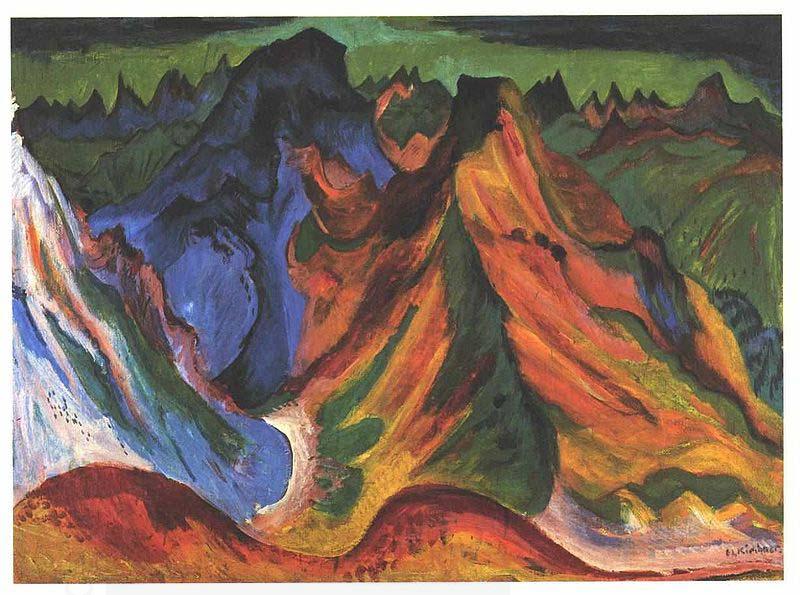 Ernst Ludwig Kirchner The mountain China oil painting art